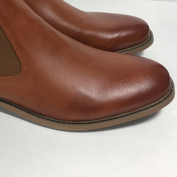 Deer Stags NIB Brown Luggage Tribeca Chelsea Ankle Boots - Men's 10 1/2 M - Picture 7 of 15